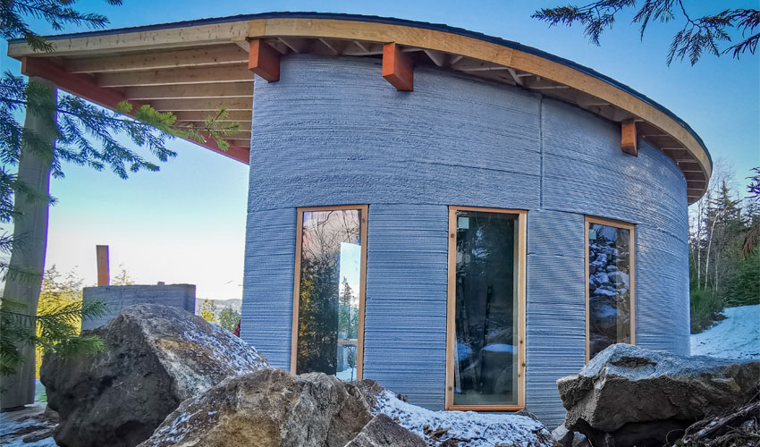 Twente Additive Manufacturing (TAM) is a Dutch company that has developed a concrete 3D printing method to build the walls of our future homes. This method is particular in that it relies on the famous Fibonacci sequence to conceptualise spiral-shaped constructions and thus natural progressions of space.